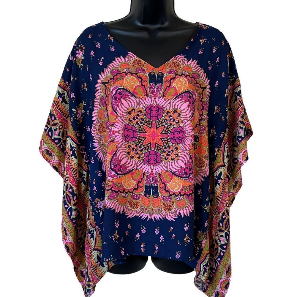 NLW Loose Casual Short Sleeve Floral Chiffon Top